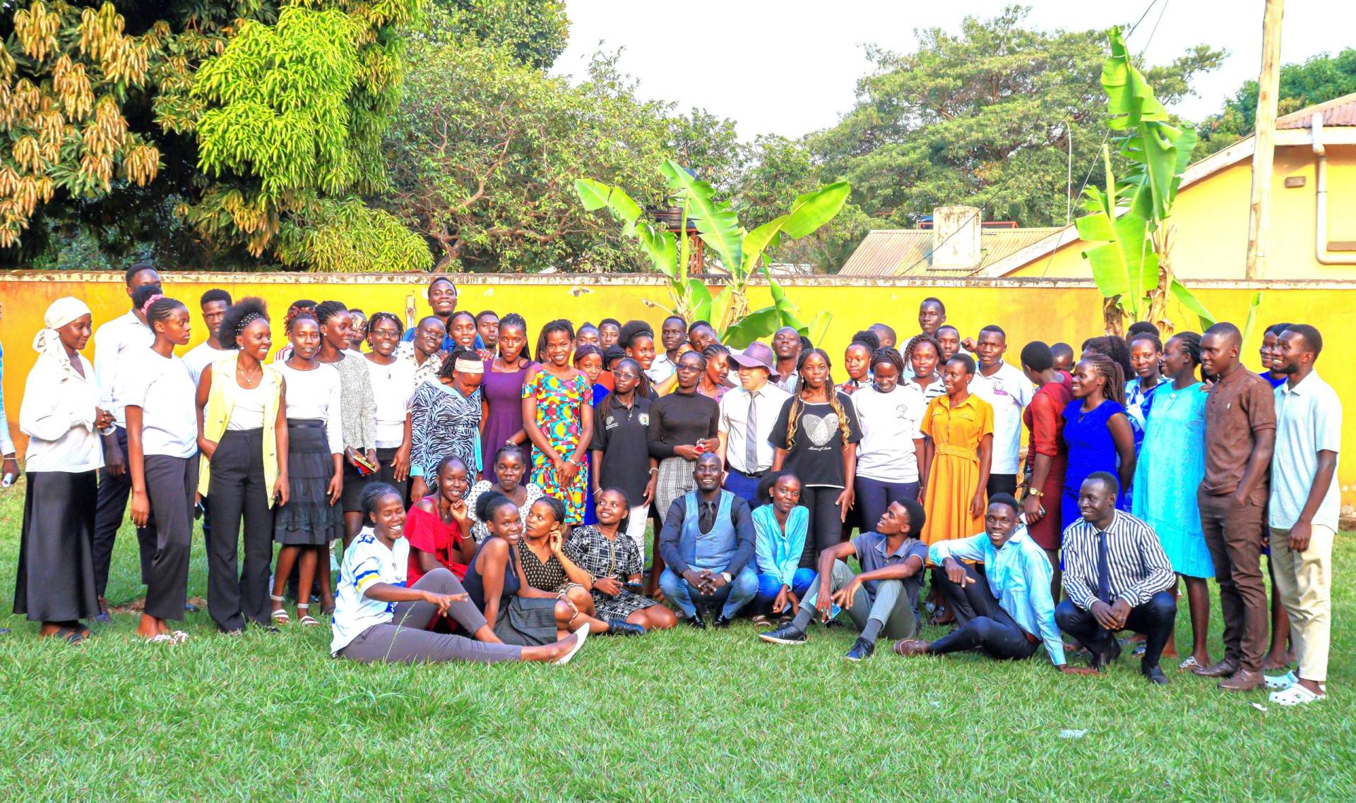 Group photo of first joint orientation Orientation