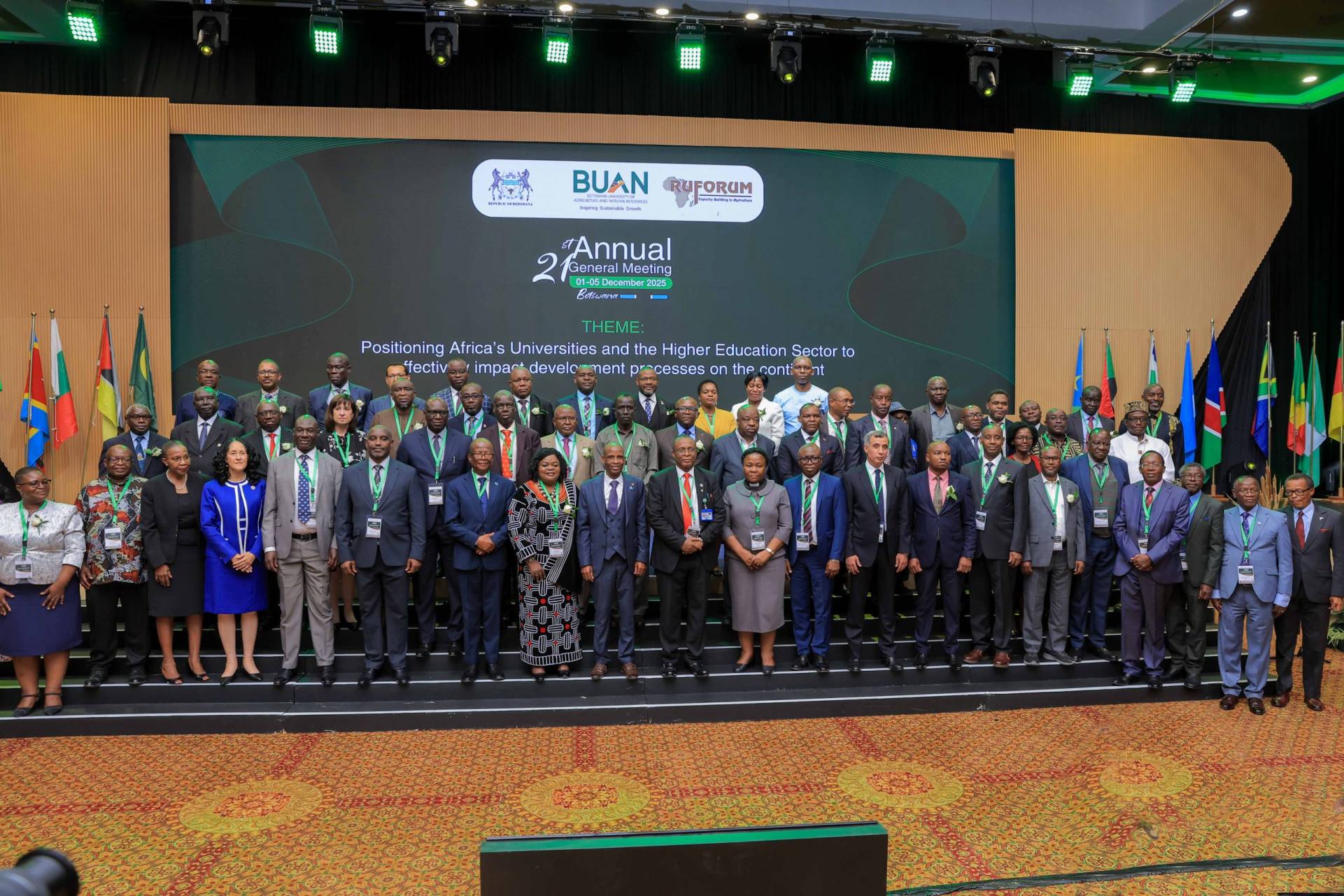 Group photo of first joint orientation Orientation